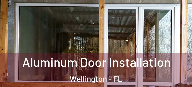  Aluminum Door Installation Wellington - FL