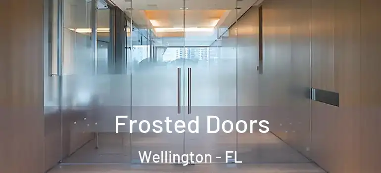  Frosted Doors Wellington - FL