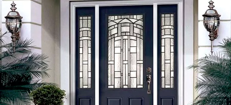 Stained Glass Door Panels in Wellington, FL