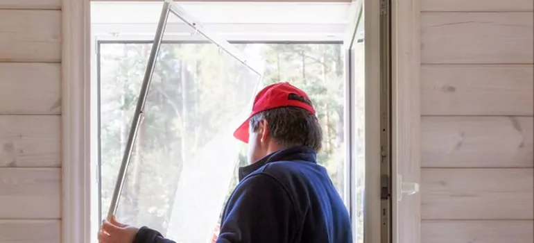 Expandable Window Screen Installation in Wellington, FL
