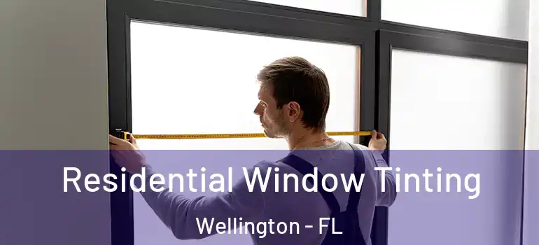  Residential Window Tinting Wellington - FL