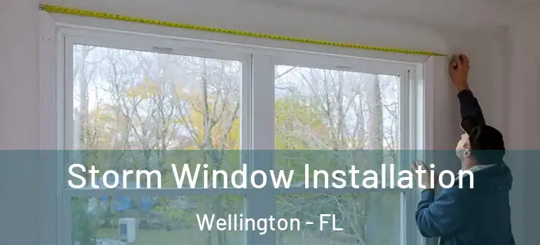  Storm Window Installation Wellington - FL