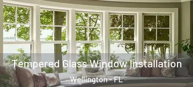  Tempered Glass Window Installation Wellington - FL